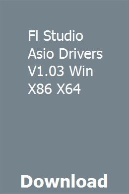 Fl studio asio driver for mac